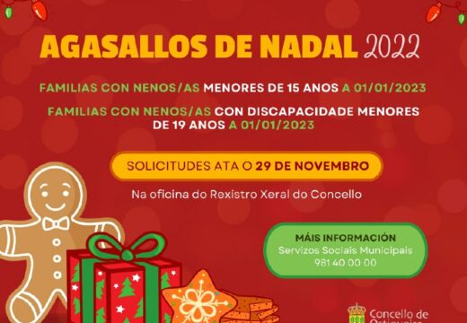 O Concello de Ortigueira abre o prazo para participar no programa “Agasallos de Nadal 2022”